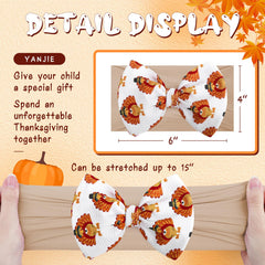 YanJie newborn-to-toddler elastic headbands stay secure and comfortable.