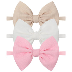 YanJie knotted bows light pink headband for easy everyday outfits.