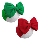 YanJie baby headbands with red bow for newborns, gentle and comfortable.