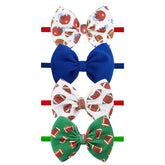 YanJie football headbands four-pack for vibrant photos and party-ready styling.