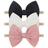 YanJie headband knotted black for newborns, versatile daily accessory