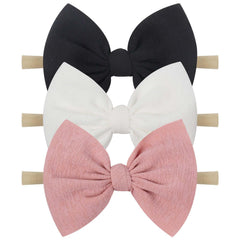 YanJie headband knotted black for newborns, versatile daily accessory