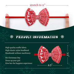 YanJie newborn headband offers a comfortable, soft fit for tiny heads.