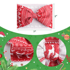 YanJie infant headband features a 7-inch bow for comfy fit