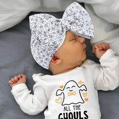 YanJie 7-inch double-layer bow, comfortable headband for Halloween.