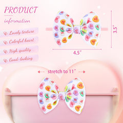 YanJie newborn headband close-up shows soft elastic nylon comfort