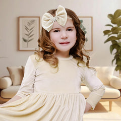 YanJie newborn headband with elastic nylon—soft, breathable, gentle on skin.
