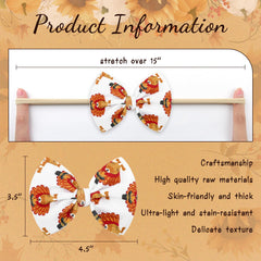 YanJie one-size-fits-all toddler bow keeps comfortable fit all day.