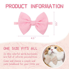 YanJie soft nylon stretchy headband adapts as baby grows.