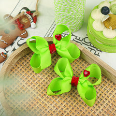 YanJie two-pack Christmas hair accessories ready for coordinated styling