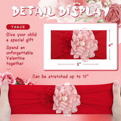 YanJie Valentines headband newborn-friendly design prevents tightness