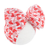 YanJie valentines headband red heart, perfect for Valentine's outfits and adorable newborn photos.