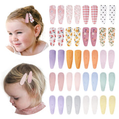 Yanwenx girl hair clip floral print provides secure non-slip hold for toddlers.