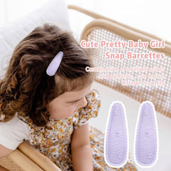 Yanwenx non-slip barrettes stay in place during play and events.
