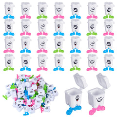 Yaomiao tooth saver necklace pack, colorful keepsakes for lost teeth.