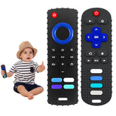 YAPPROMO remote teether front view with textured keys for gum relief.