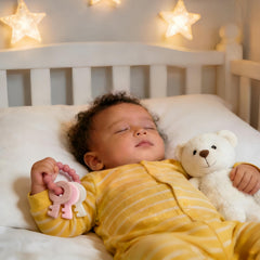 YAPPROMO Baby Teething Keys colorful keys offer varied textures for sensory exploration and gum comfort.
