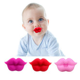 YAPPROMO funny baby pacifiers pink lips set for adorable photos and soothing comfort.