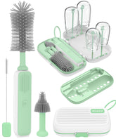 YASEW electric bottle brush cleaner assembled for travel-ready cleaning on the go.