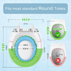 YASFEL child seat magnet easy pull-down shows effortless potty-training independence