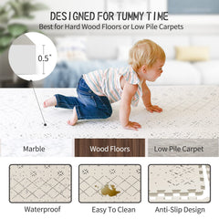 Yay! Mats hypoallergenic foam for delicate skin during playtime.
