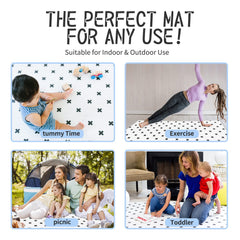 YAY! MATS hypoallergenic foam close-up highlights soft, baby-friendly cushioning.
