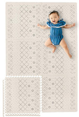 Yay! Mats stylish extra-large play mat tiles assembled create a safe, spacious play area.