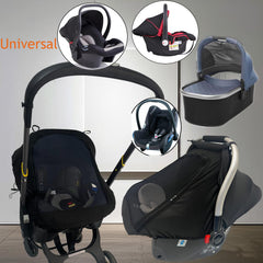 Yazely mosquito net layer protects infant from bugs on trips
