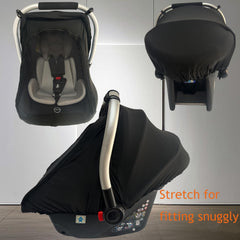Yazely sun shield canopy blocks sun while keeping baby comfortable