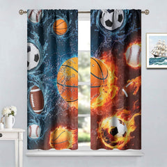 YCness kid blackout curtains help reduce glare for studying and relaxing.