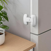 YCT baby-proof fridge lock packaging shows simple installation.