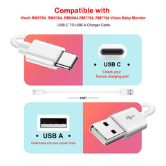 ycwwzzh USB-C cable 5ft for Medela Freestyle Flex enabling faster charging