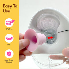 Yeabetter flange inserts 18-22 mm demonstrate multiple options for comfortable pumping.