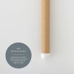 Yeah Baby Goods bamboo Antilop wraps quick install with peel-and-stick method.