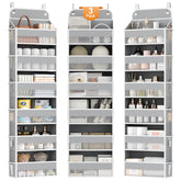 Yecaye over-the-door organizer front view showing six-tier storage for clutter-free spaces