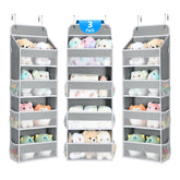 Yecaye over-the-door organizer pack front view saves closet space.