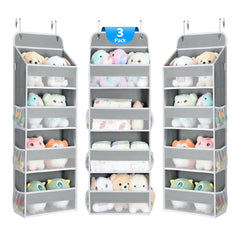 Yecaye over-the-door organizer pack front view saves closet space.