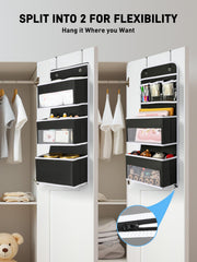 Yecaye swing-proof door organizer stays steady during daily use.