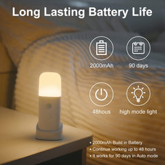 YELKO warm white glow creates cozy, non-glare lighting.