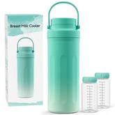 YELLNIDD breastmilk cooler front view highlights 22oz capacity for on-the-go feeds.