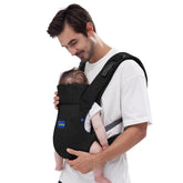 YEMKEZO baby carrier with head support for newborns enables secure carries