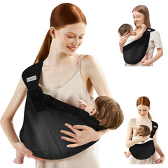 YEMKEZO sling carrier with breathable material for all-day comfort