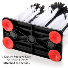 Yesland short brush compact for mugs and small glassware cleaning.