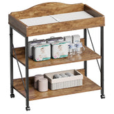 YeTom baby changing table top view for easy diaper changes