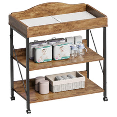 YeTom baby changing table top view for easy diaper changes
