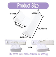 Yevclihds Baby Side Sleeper Wedge breathable fabric ensuring airflow