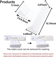 Yevclihds Baby Side Sleeper Wedge closeup of zipper design for cleaning access