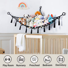Yewiwin LED string light accessory adds soft ambience to the toy hammock.