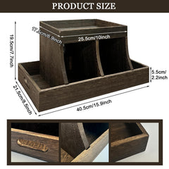 YEXEXINM diaper caddy open layout with items ready for one-handed changes.