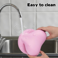 YEXEXINM PU material is soft and skin-friendly for gentle washing.